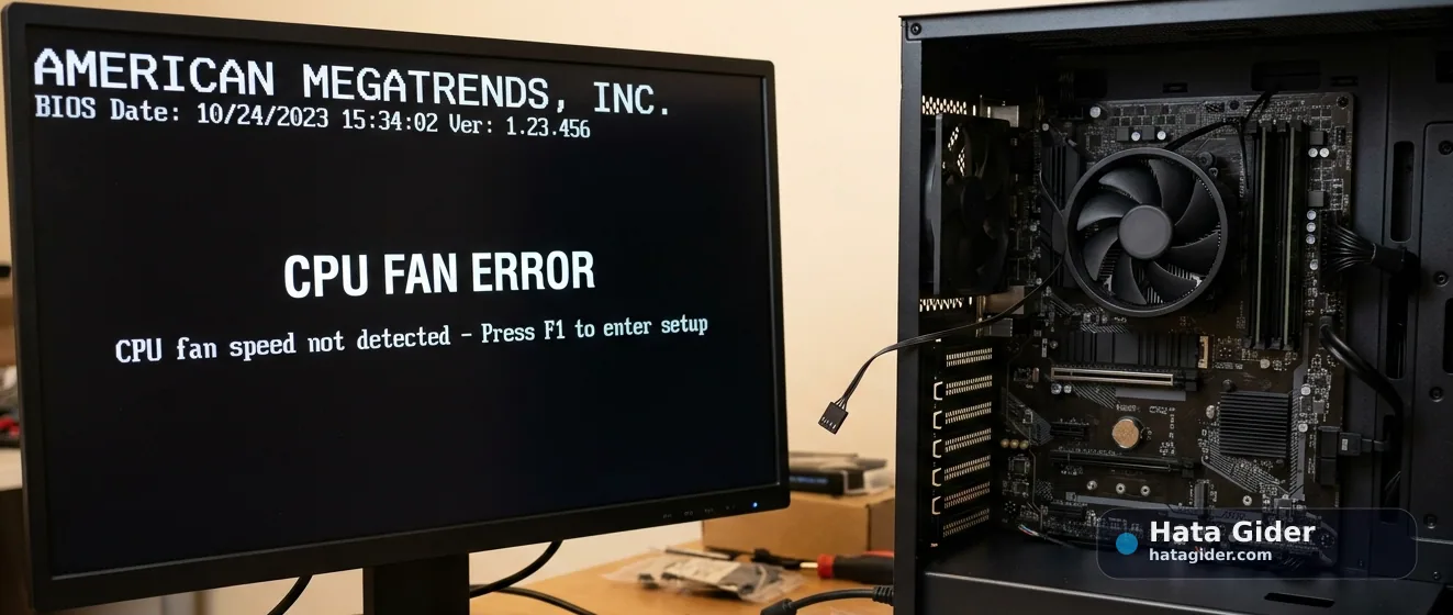 CPU Fan Error Nedir? BIOS İşlemci Fanını Görmüyor Sorunu Ve Çözümü görseli