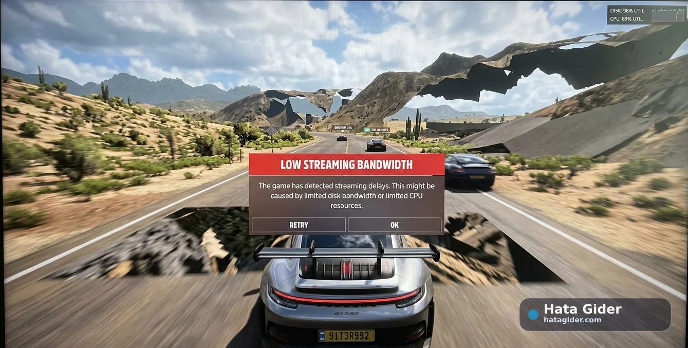 Forza Horizon 5 Low Streaming Bandwidth Hatası Çözümü görseli
